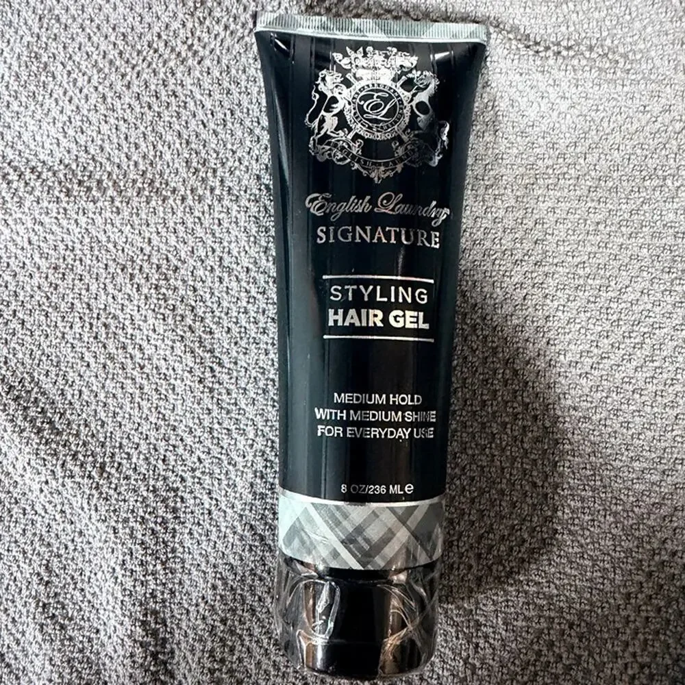 New Sealed English Laundry Signature Styling Hair Gel Medium Hold & Shine 8 oz